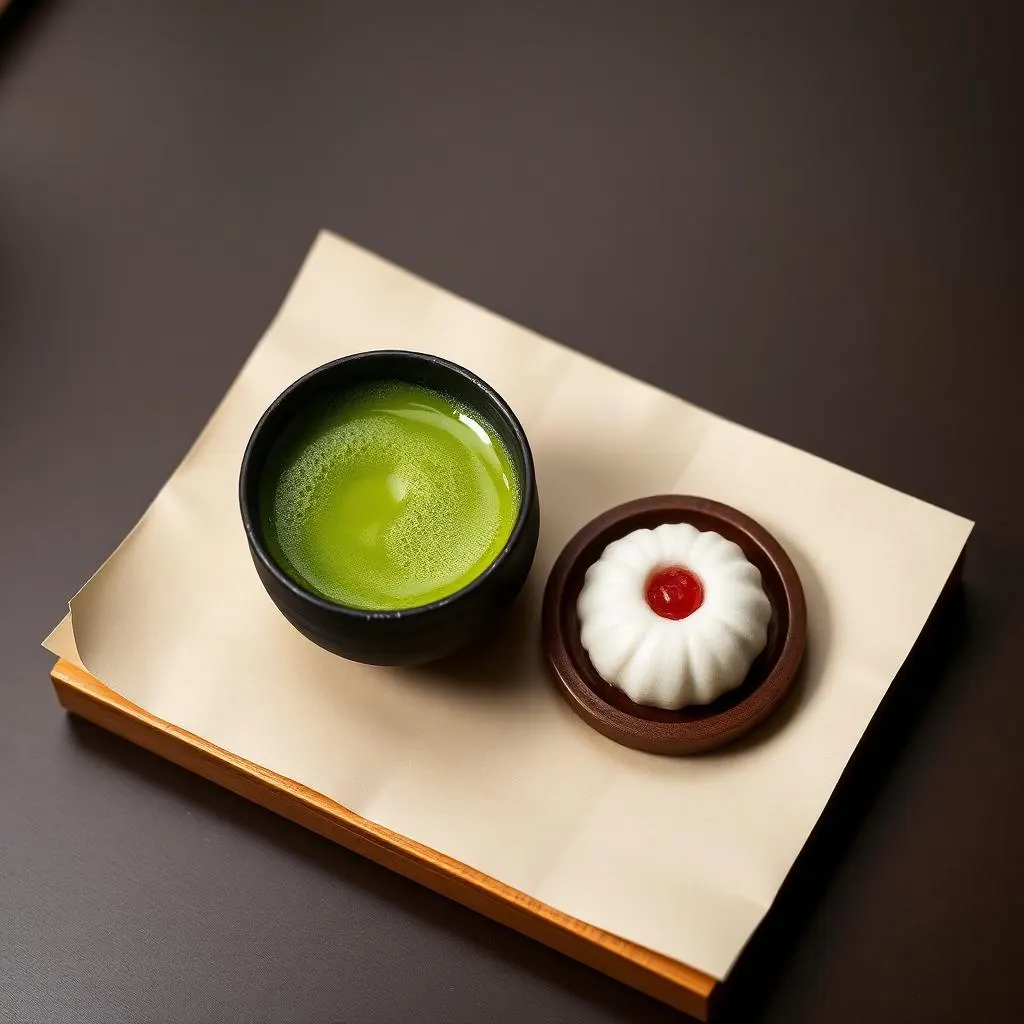 いちご大福と抹茶のセット